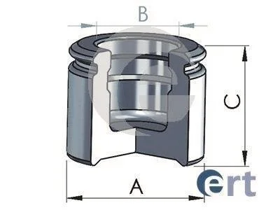 TгOCZEK ZACISKU HAM /D025463 JEEP CHEROKEE 01- ERT 151524-C