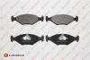 EUROREPAR гальмівні колодки дискові FIAT Fiorino 93-2001 1617259880