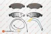 Гальмівні колодки пер. Citroen C5 1.8i 01-08 (BOSCH) (148.9x50x17) 1617276080
