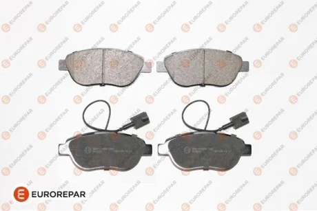 Колодки гальмівні дискові (комплект 4 шт) Eurorepar 1617283780