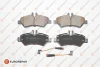 Колодки гальмівні дискові (комплект 4 шт) Eurorepar 1639371280 (фото 1)