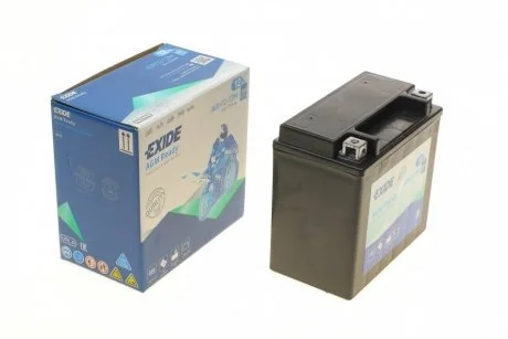 Аккумулятор залитый и заряженный AGM 12Ah 200A EXIDE AGM12-12M