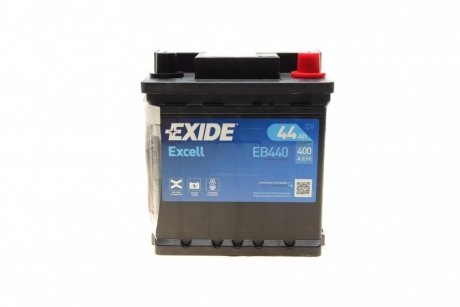 Стартерная аккумуляторная батарея EXIDE EB440 (фото 1)