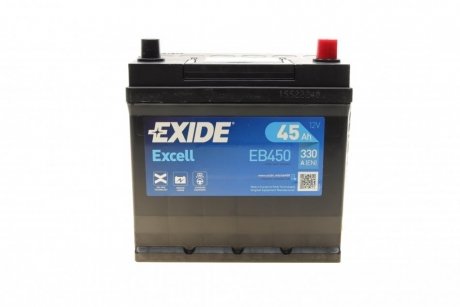 Стартерна акумуляторна батарея EXIDE EB450 (фото 1)