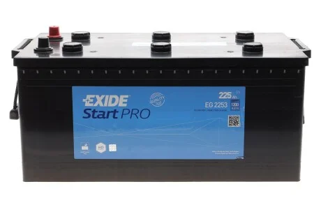 Аккумулятор 225Ah-12v Start PRO (518х279х240), полярность обратная (3),EN1200 EXIDE EG2253