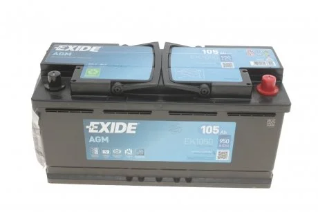 Аккумуляторная батарея EXIDE EK1050