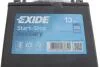 Аккумуляторная батарея 12V 13Ah 200A EXIDE EK131 (фото 2)