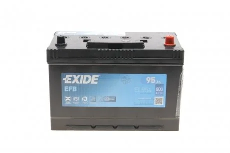 Аккумулятор 95Ah-12v EFB (306х173х222),R,EN800 EXIDE EL954
