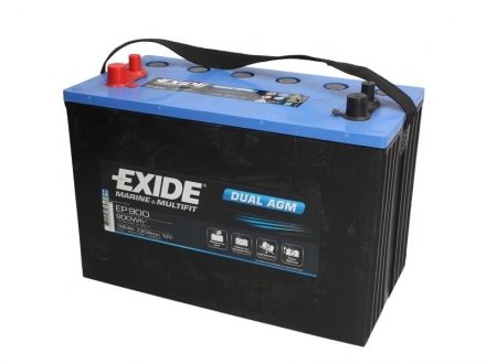 Стартерная аккумуляторная батарея EXIDE EP900 (фото 1)