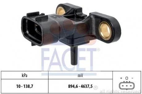 Датчик давления воздуха, высотный корректор TOYOTA YARIS AURIS AVENSIS FACET 10.3213