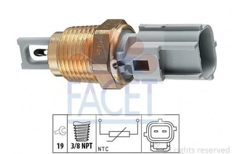 Датчик температуры воздуха Ford Transit 2.4-2.5 DI/TD/TDE/TDI 94-> FACET 10.4004