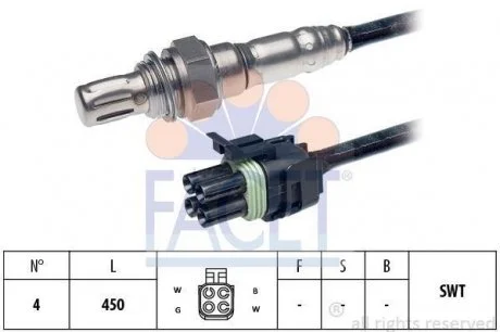 Фото 1 - датчик кислорода (лямбда-зонд) 2108 -2123 (0258005247) FACET 10.8232 Датчик кислорода (лямбда-зонд) 2108 -2123 (0258005247) FACET 10.8232 (фото 1)