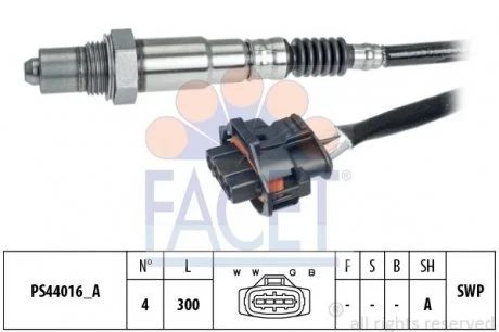 Лямбда-зонд Opel Combo 1.4 i 04-> FACET 10.8267