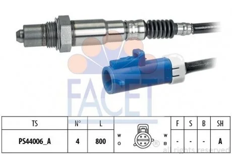 Лямбда-зонд Ford Connect 1.0 EcoBoost 13-> FACET 10.8299 (фото 1)