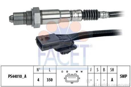 Датчик кисню Megane III (08-16)/Scenic III (09-16) 1.2 Tce/1.4 Tce/2.0 Tce FACET 108310