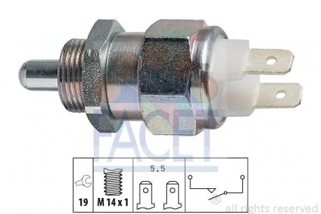 Датчик включения заднего хода FACET 7.6021