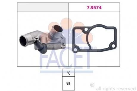 Термостат OPEL 2.0 DTI (X 20 DTL) FACET 7.8347