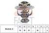 Термостат 82°C Toyota Camry, Corolla, Avensis, Celica, Lexus 7.8399S
