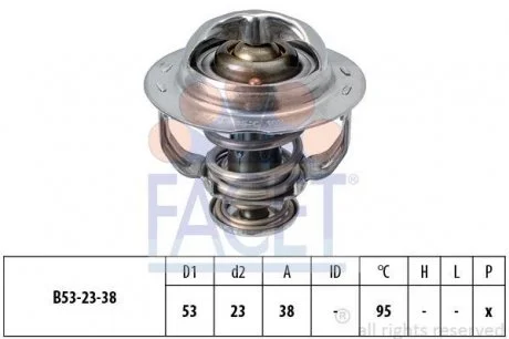 Термостат A4/A5/Q5 1.8/2.0T (08-12) VW B-6/Tiguan/Golf 6 1.8/2.0TFSi OCTAVIA FACET 7.8742S (фото 1)