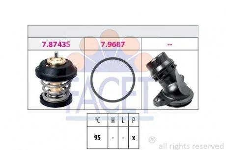 Термостат VAG 95C FACET 7.8799K