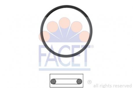 Уплотнительное кольцо термостата FACET 7.9527 (фото 1)