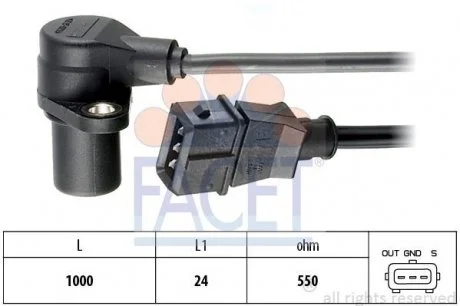 Датчик частоты вращения вала FACET 9.0228