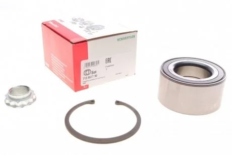 Подшипник ступицы перед. BMW 3 (E90), (E91), (E92); 5 (E60), (E61); X3; X5 05- FAG 713 6677 90