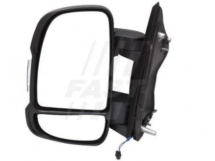 Зеркало левое механ с подогревом коротк.рычаг 3 пина Fiat Ducato 06-14,Ducato 14- FAST FT88260