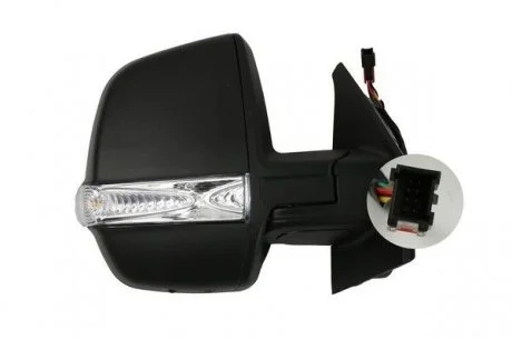 Зеркало прав электр 8 пинов двойн с повторителем FIAT DOBLO 09- ОЕ: 735497878 FAST FT88351