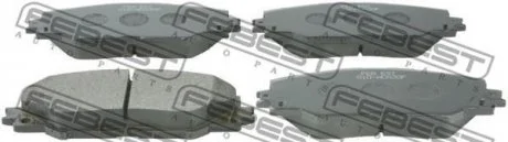 Тормозные колодки FEBEST 0101-ACA30F