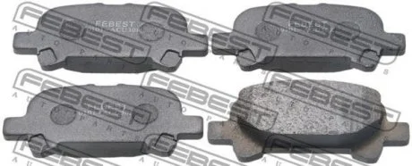 Фото 1 - тормозные колодки задние FEBEST 0101-ACV30R ТОРМОЗНЫЕ КОЛОДКИ ЗАДНИЕ FEBEST 0101-ACV30R (фото 1)