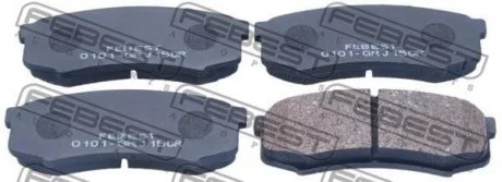 Колодки тормозные дисковые задн FEBEST 0101-GRJ150R