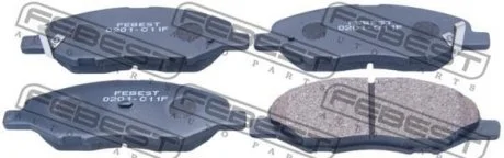 Колодки гальмівні передні FEBEST 0201-C11F
