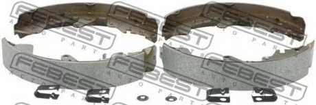 Фото 1 - колодки тормозные барабанные FEBEST 0702-JB627R Колодки тормозные барабанные FEBEST 0702-JB627R (фото 1)