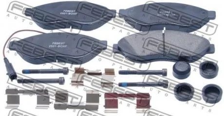 Тормозные колодки FEBEST 2501-BOXF