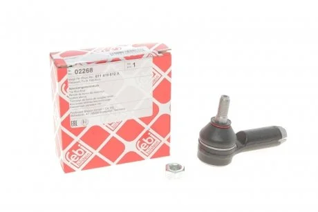 Наконечник рулевой тяги лев/прав VW Passat -88/Audi 80 -94 FEBI BILSTEIN 02268