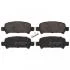 FEBI SUBARU Тормозные колодки дисковые Forester 97-00 задн. 16659