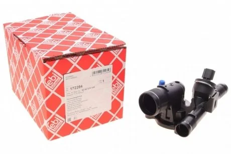 Термостат з корпусом, ущільненням та термовимикачем Nissan/ Opel/ Renault (FEBI) FEBI BILSTEIN 172284 (фото 1)
