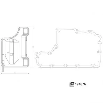 Фільтр гідравлічний КПП FEBI BILSTEIN 174676