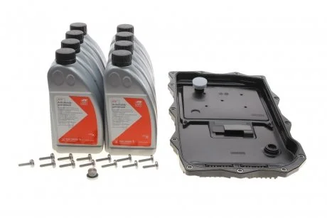 Фото 1 - к-т сервісний АКПП(рідина для гідравл. передач 39095 8х1л+ фільтр АКПП) FEBI BILSTEIN 176857 К-т сервісний АКПП(рідина для гідравл. передач 39095 8х1л+ фільтр АКПП) FEBI BILSTEIN 176857 (фото 1)