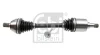 Вал приводний VOLVO C30, S40 II, V50 (FEBI) FEBI BILSTEIN 182444 (фото 1)