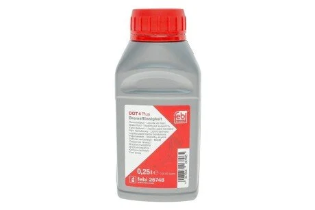 Рідина гальм. FEBI DOT4 Plus (Каністра 0,25л)) FEBI BILSTEIN 26748