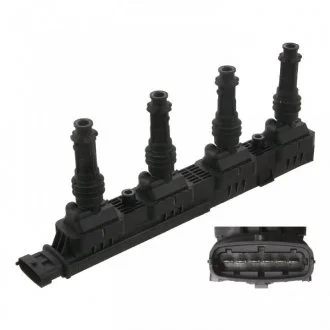 Фото 1 - febi opel катушка зажигания 1,2/1,4i: astrag/h, corsa c/d, meriva FEBI BILSTEIN 33663 FEBI OPEL Катушка зажигания 1,2/1,4i: AstraG/H, Corsa C/D, Meriva FEBI BILSTEIN 33663 (фото 1)