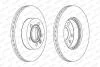 Диск тормозной VW T4 96- вентиль. FERODO DDF1010 (фото 2)