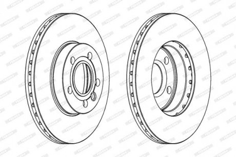 Гальмівний диск FERODO DDF846C