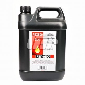 Тормозная жидкость DOT4 5л FERODO FBX500