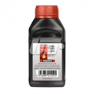 Тормозна рідина FLUID 260 DOT 5.1/0,25 л. / FERODO FBZ025