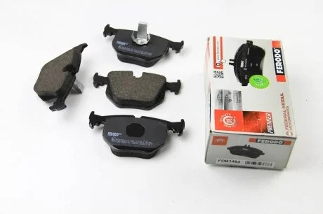 Тормозные колодки зад. BMW 3(E46)/7(E38)/X5(E53) 94-11 (ATE) (123x59,4x17,3) FERODO FDB1483