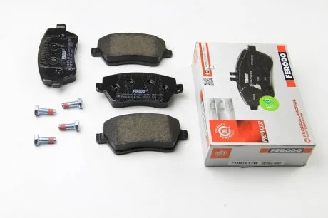 Тормозные колодки перед Kangoo/Logan 08-/Duster 10- (TRW) FERODO FDB1617