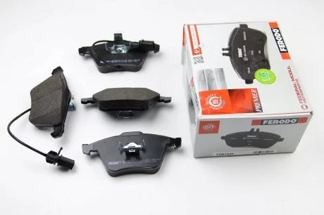 Тормозные колодки перед Audi A4/A6/A8 00- FERODO FDB1629